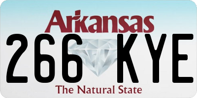AR license plate 266KYE