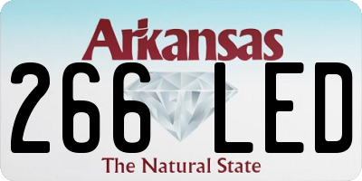 AR license plate 266LED
