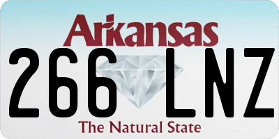 AR license plate 266LNZ