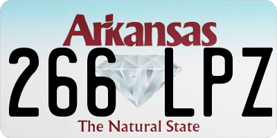 AR license plate 266LPZ