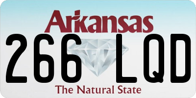 AR license plate 266LQD