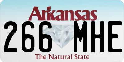 AR license plate 266MHE