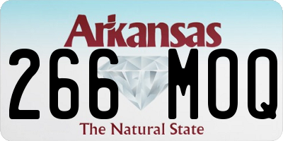 AR license plate 266MOQ