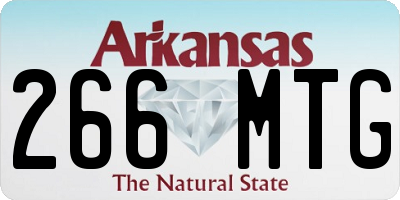 AR license plate 266MTG