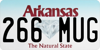 AR license plate 266MUG