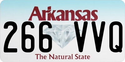 AR license plate 266VVQ