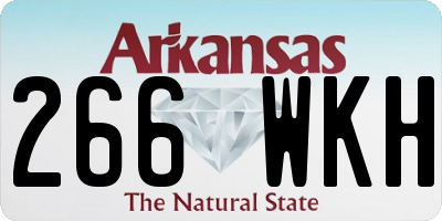 AR license plate 266WKH