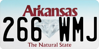 AR license plate 266WMJ