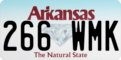 AR license plate 266WMK