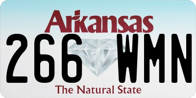 AR license plate 266WMN