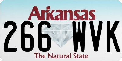 AR license plate 266WVK