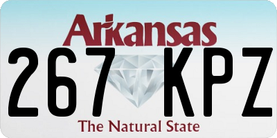 AR license plate 267KPZ