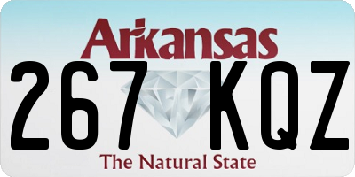 AR license plate 267KQZ
