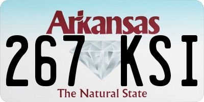 AR license plate 267KSI