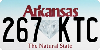 AR license plate 267KTC