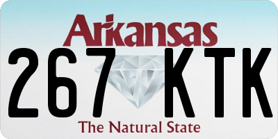 AR license plate 267KTK