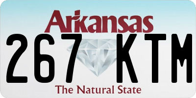 AR license plate 267KTM