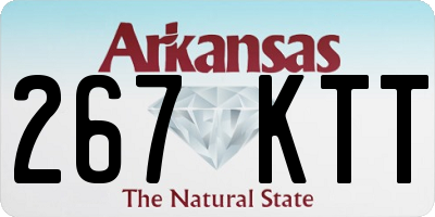 AR license plate 267KTT