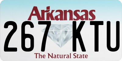 AR license plate 267KTU