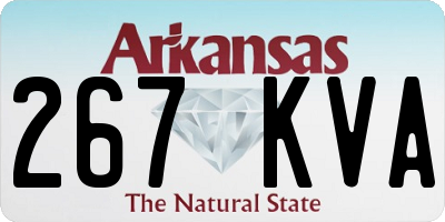AR license plate 267KVA