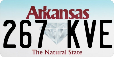 AR license plate 267KVE