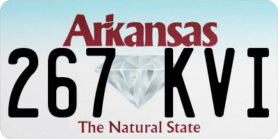 AR license plate 267KVI