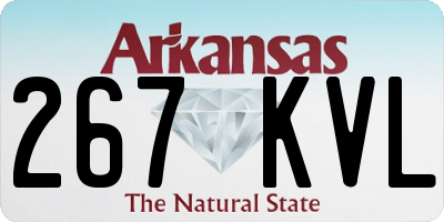 AR license plate 267KVL