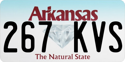 AR license plate 267KVS