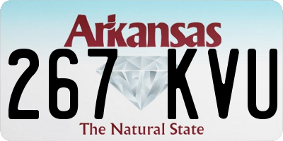 AR license plate 267KVU