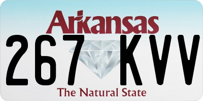 AR license plate 267KVV