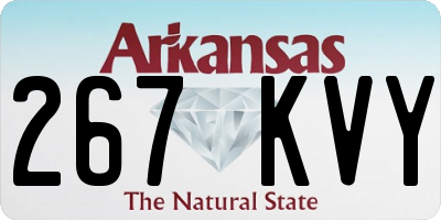 AR license plate 267KVY