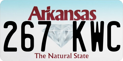 AR license plate 267KWC