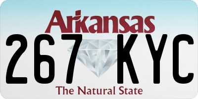 AR license plate 267KYC