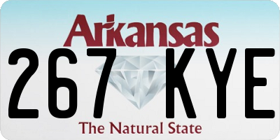AR license plate 267KYE