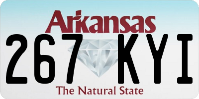 AR license plate 267KYI