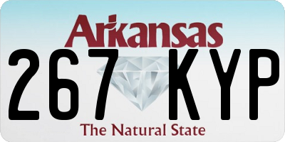 AR license plate 267KYP