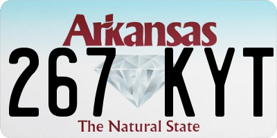 AR license plate 267KYT