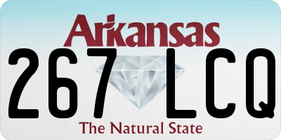 AR license plate 267LCQ