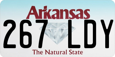AR license plate 267LDY