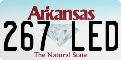 AR license plate 267LED