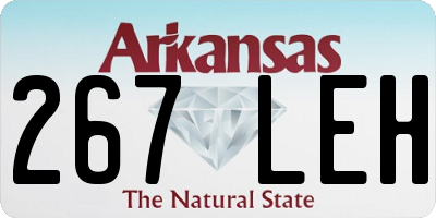 AR license plate 267LEH