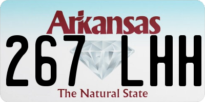AR license plate 267LHH