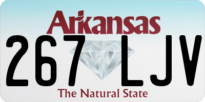 AR license plate 267LJV