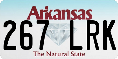 AR license plate 267LRK