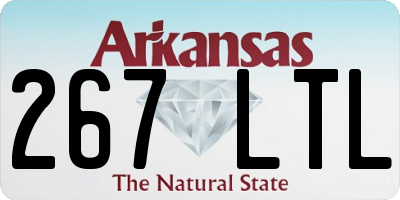 AR license plate 267LTL