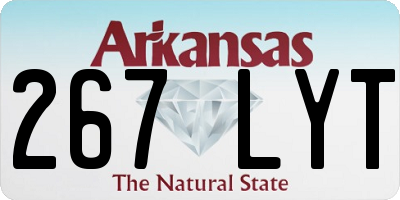 AR license plate 267LYT