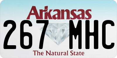 AR license plate 267MHC
