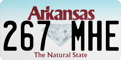 AR license plate 267MHE