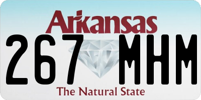 AR license plate 267MHM