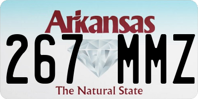 AR license plate 267MMZ